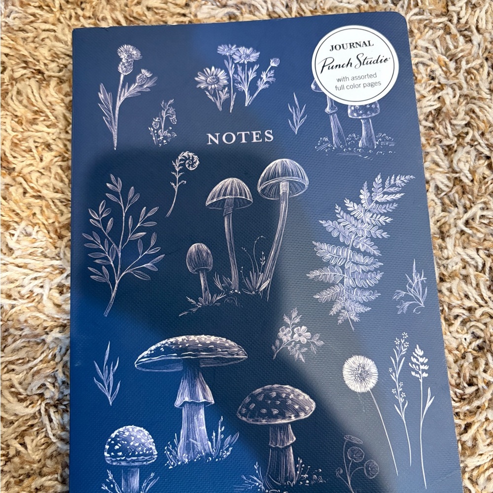 Punch Studio Blue Botanical Journal